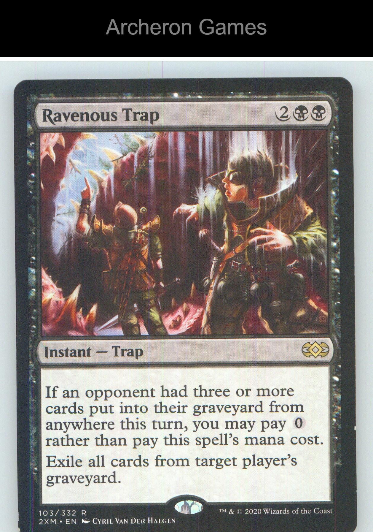 Ravenous Trap 2XM 103 R MTG Card NM/EX+