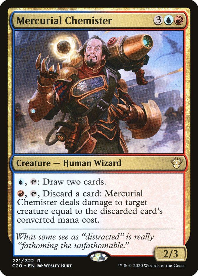 Mtg: C20 : Mercurial Chemister - - NM