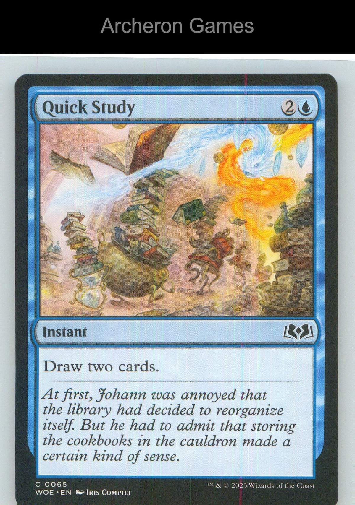 Quick Study WOE 65 C MTG Card NM/EX+