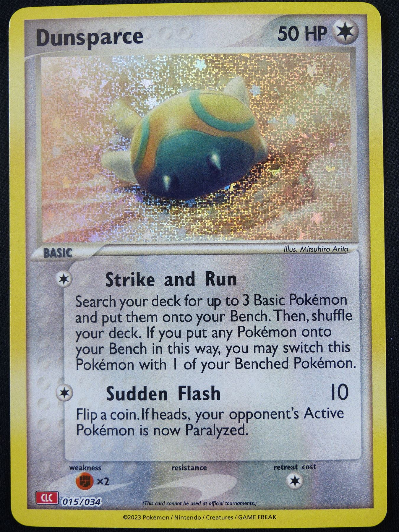 pokemon card dunsparce Dunsparce 015/034 Holo CLC