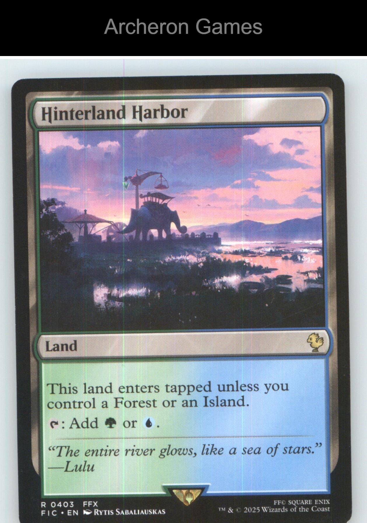 Hinterland Harbor (Surge Foil) FIC 403 R MTG Card NM/EX+