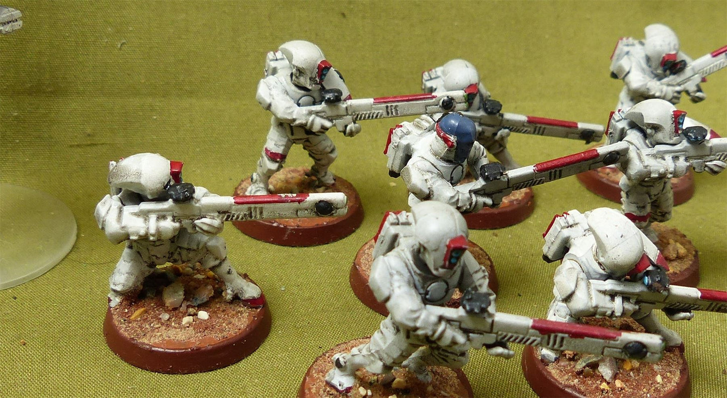 Fire Warriors Strike Team painted - Tau Empire - Warhammer 40K #JH