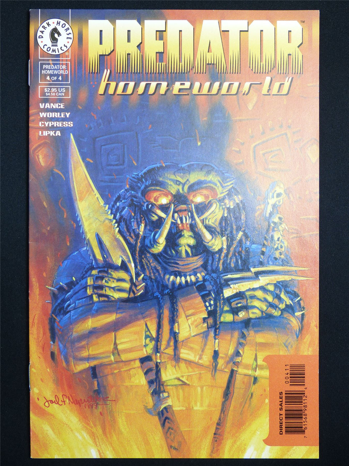 PREDATOR: Homeworld #4 Cvr A - Dark Horse Comic #393