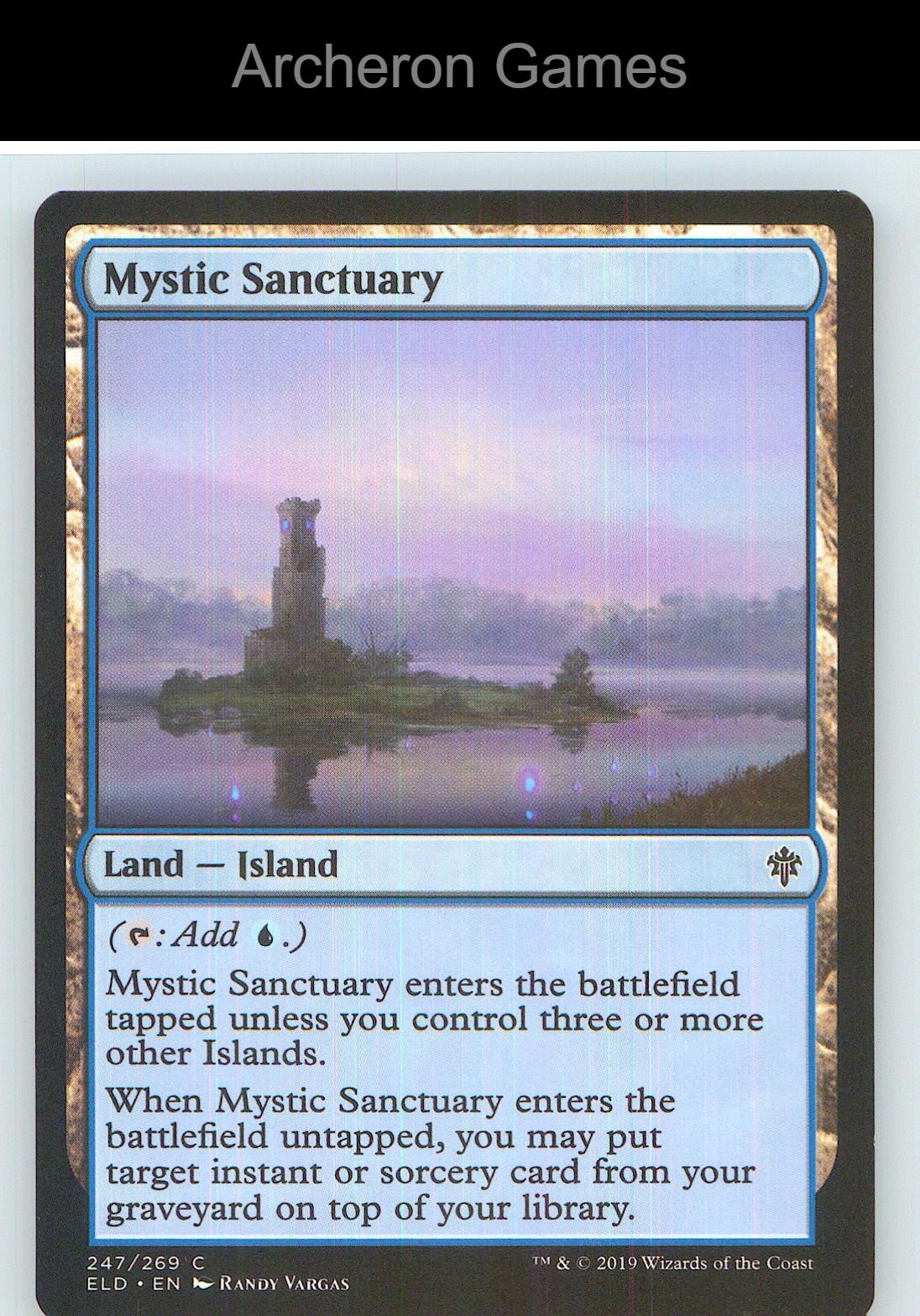 Mystic Sanctuary ELD 247 C MTG Card NM/EX+