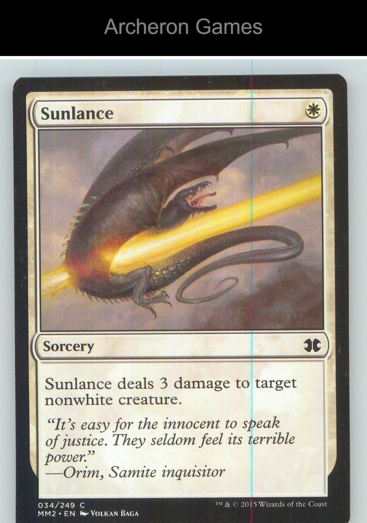 Sunlance MM2 34 C MTG Card NM/EX+