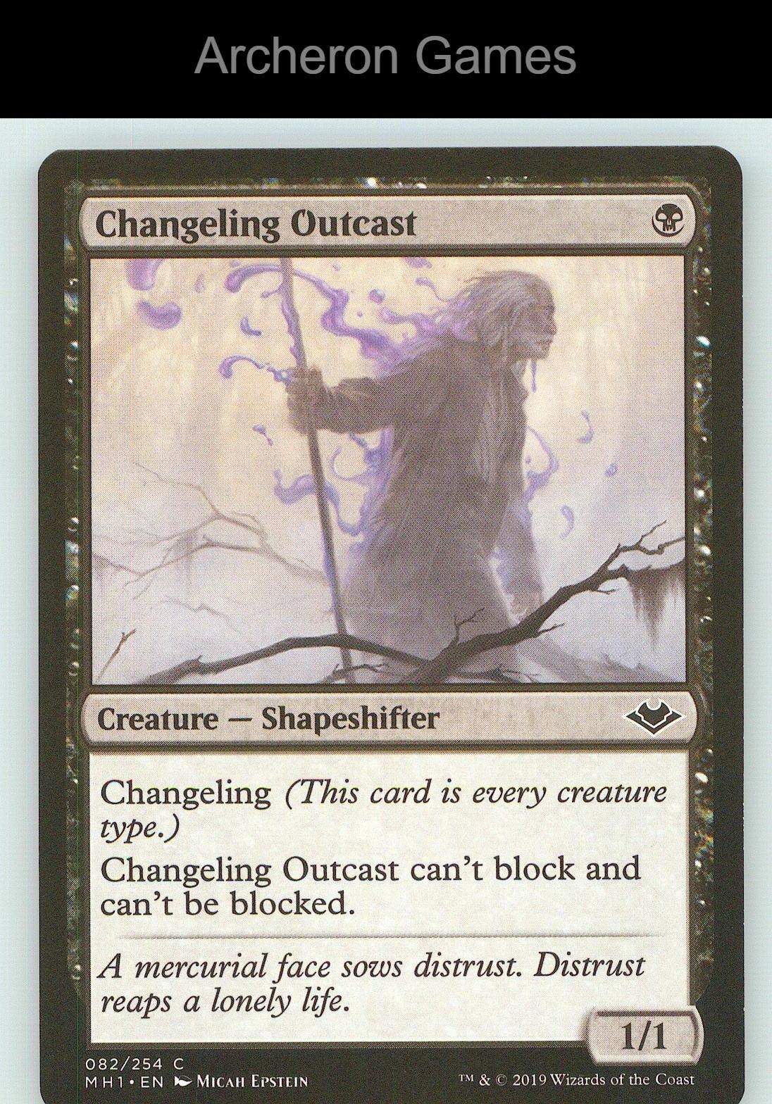 Changeling Outcast MH1 82 C MTG Card NM/EX+