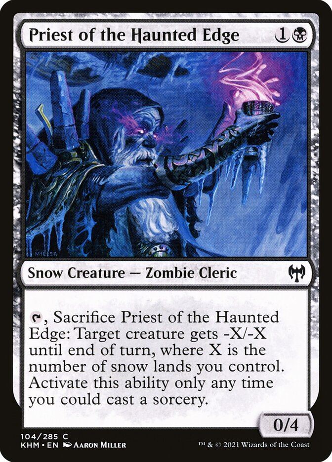 Priest of the Haunted Edge - Kaldheim khm
