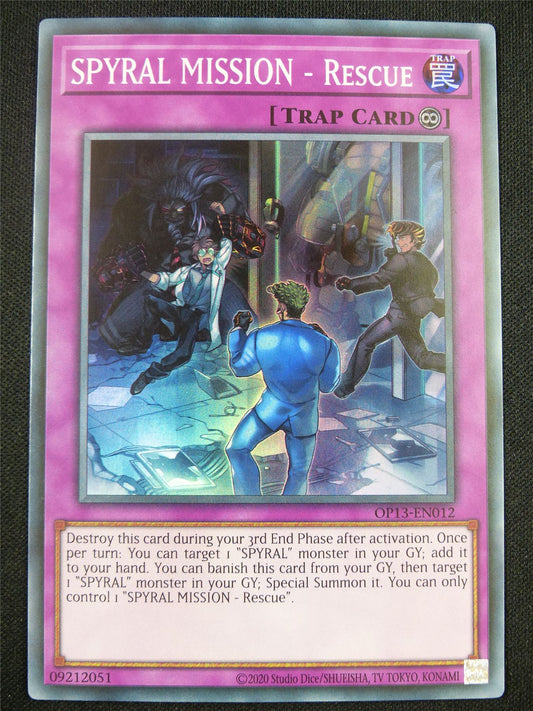 Spyral Mission - Rescue OP13 Super Rare - Yugioh Card #62