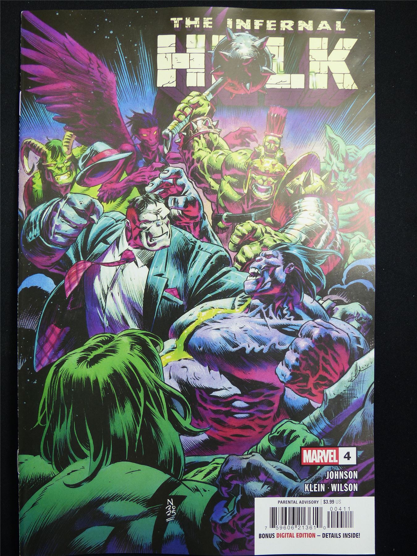 The infernal HULK #4 - B&B Apr 2026 Marvel Comic #2WD