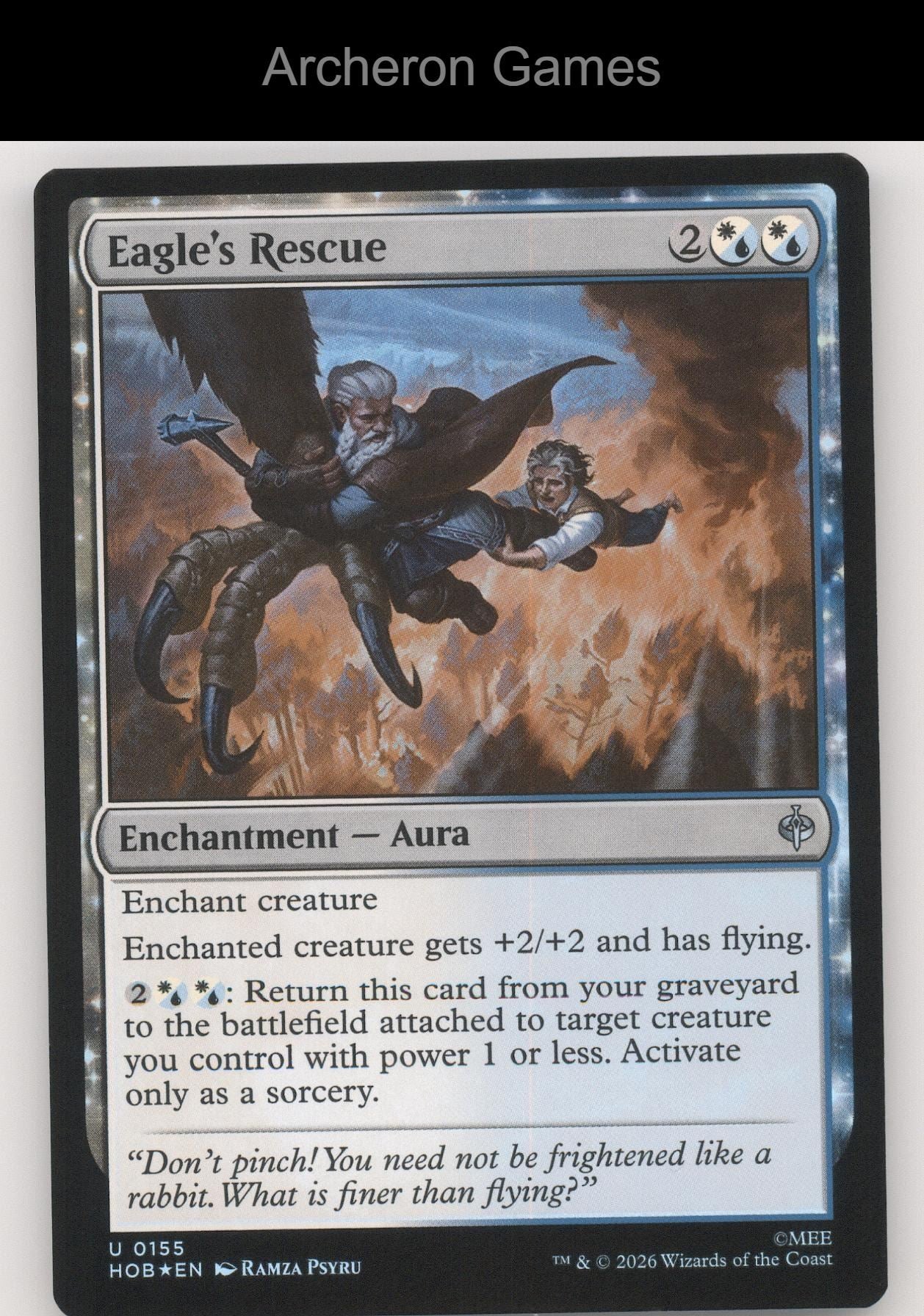 Eagle's Rescue HOB 155 UC MTG Card The Hobbit