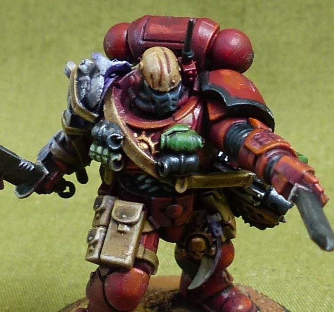 Lieutenant with Combi Weapon painted - Space Marines - Warhammer 40K #5BY