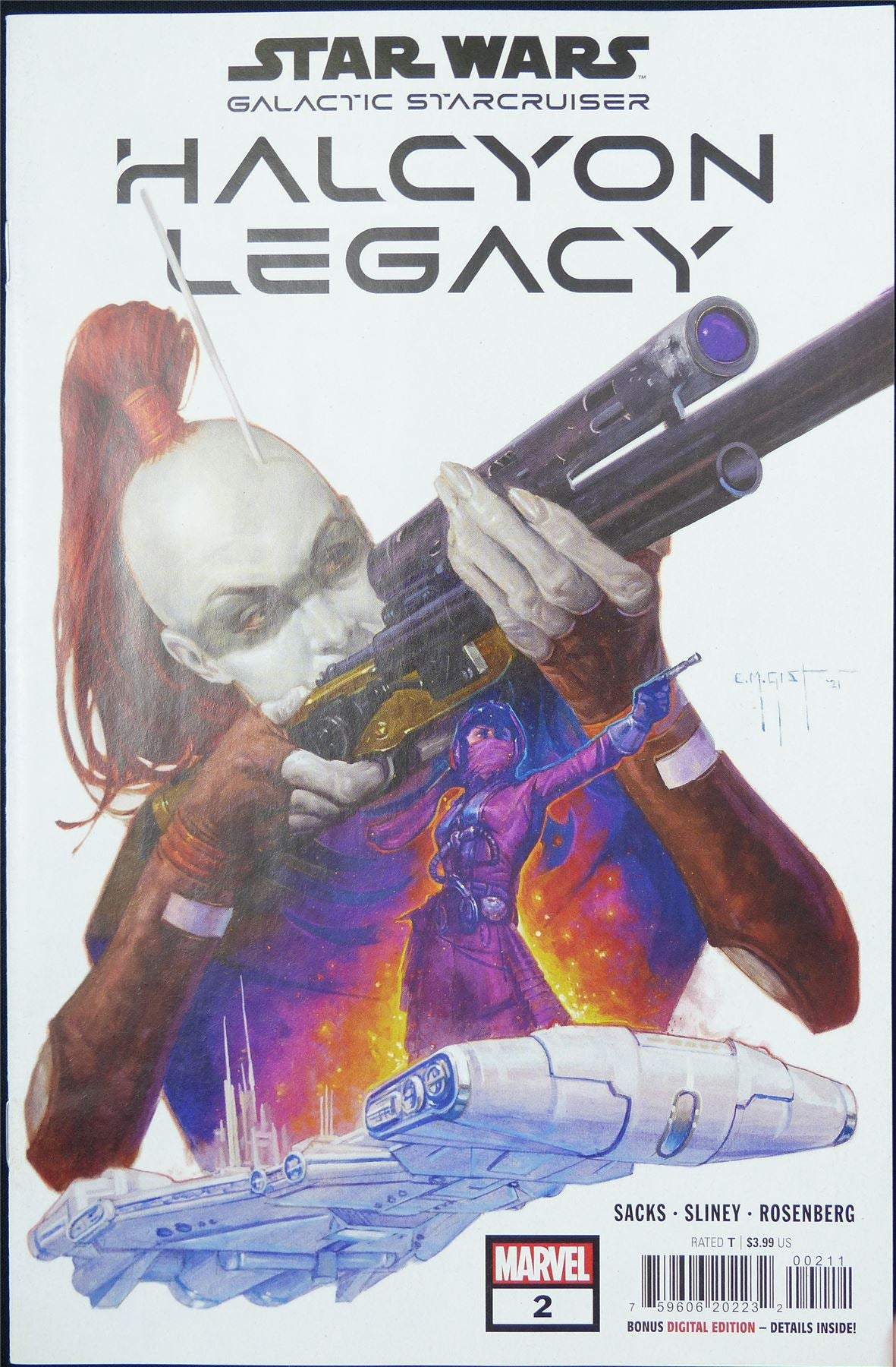 STAR Wars: Galactic Starcruiser: Halcyon Legacy #2 - B&B Marvel Comic #7ND