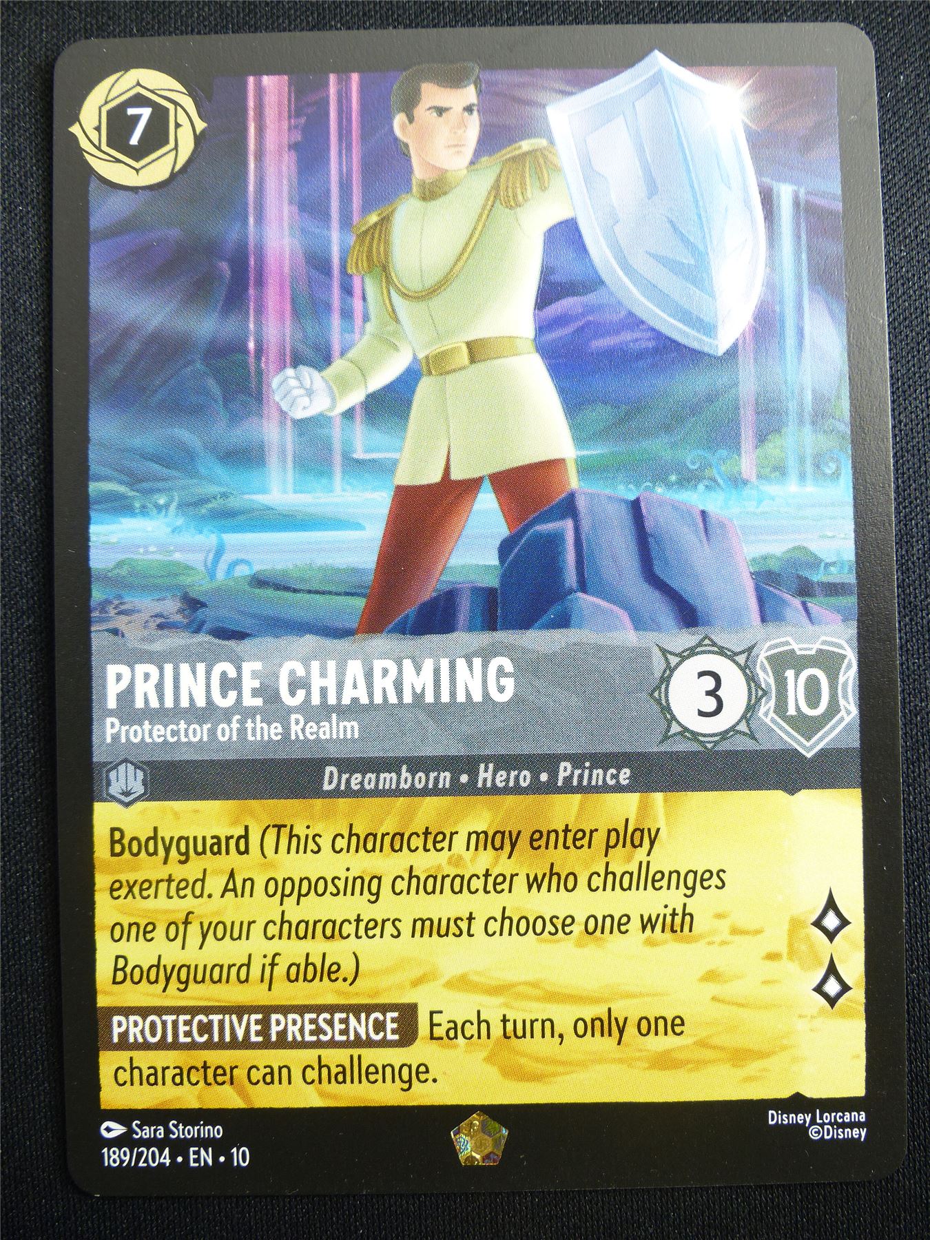 Prince Charming Protector of the Realm 189/204 - Lorcana Card #4FA