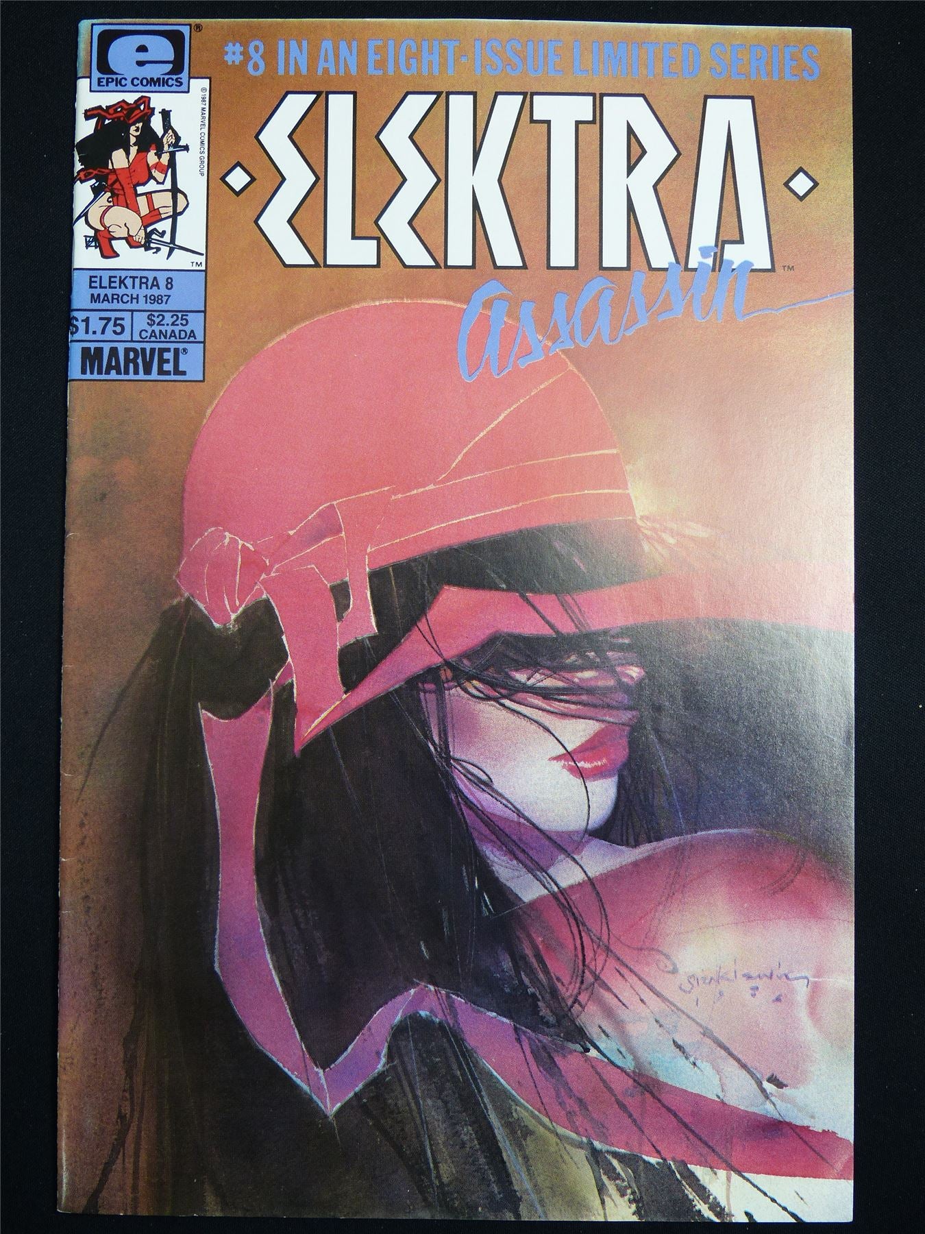 ELEKTRA: Assassin #8 Cvr A 1987 - Marvel Comic #3T6