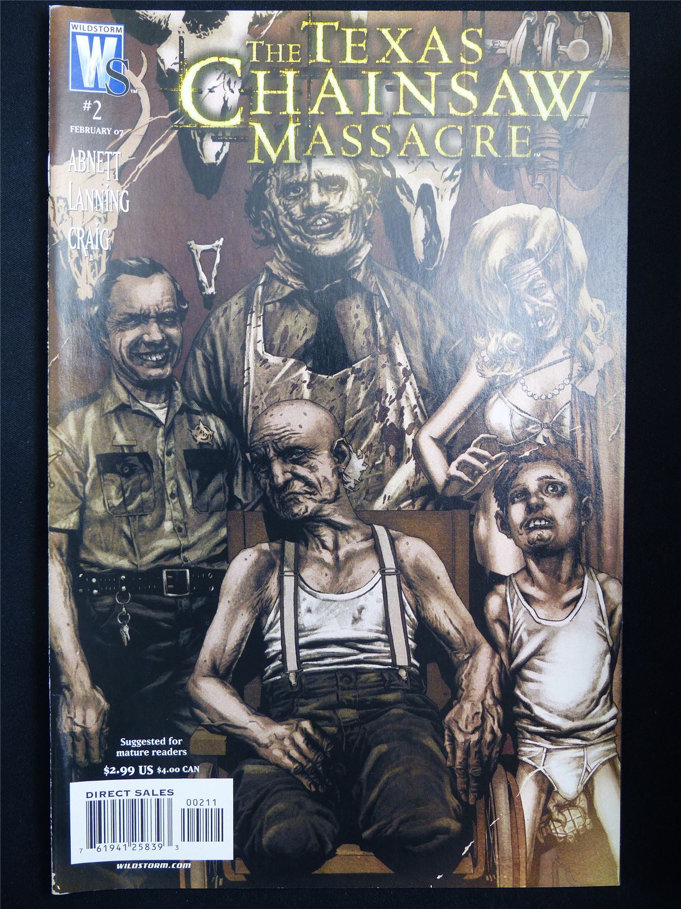 The TEXAS Chainsaw Massacre #2 - B&B Wildstorm Comic #2JJ