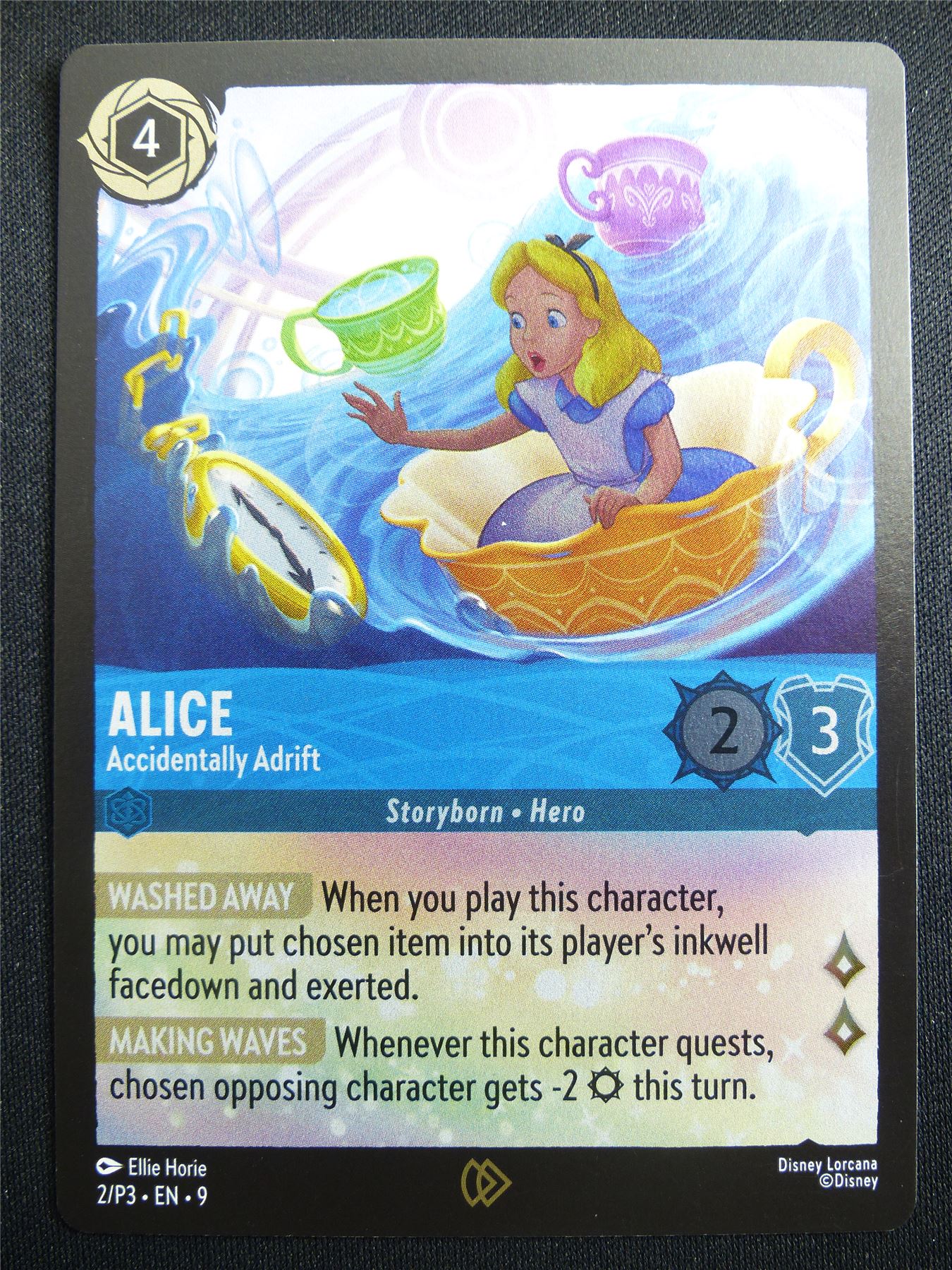 Alice Accidentally Adrift 2/P3 Foil - Lorcana Card #4FM