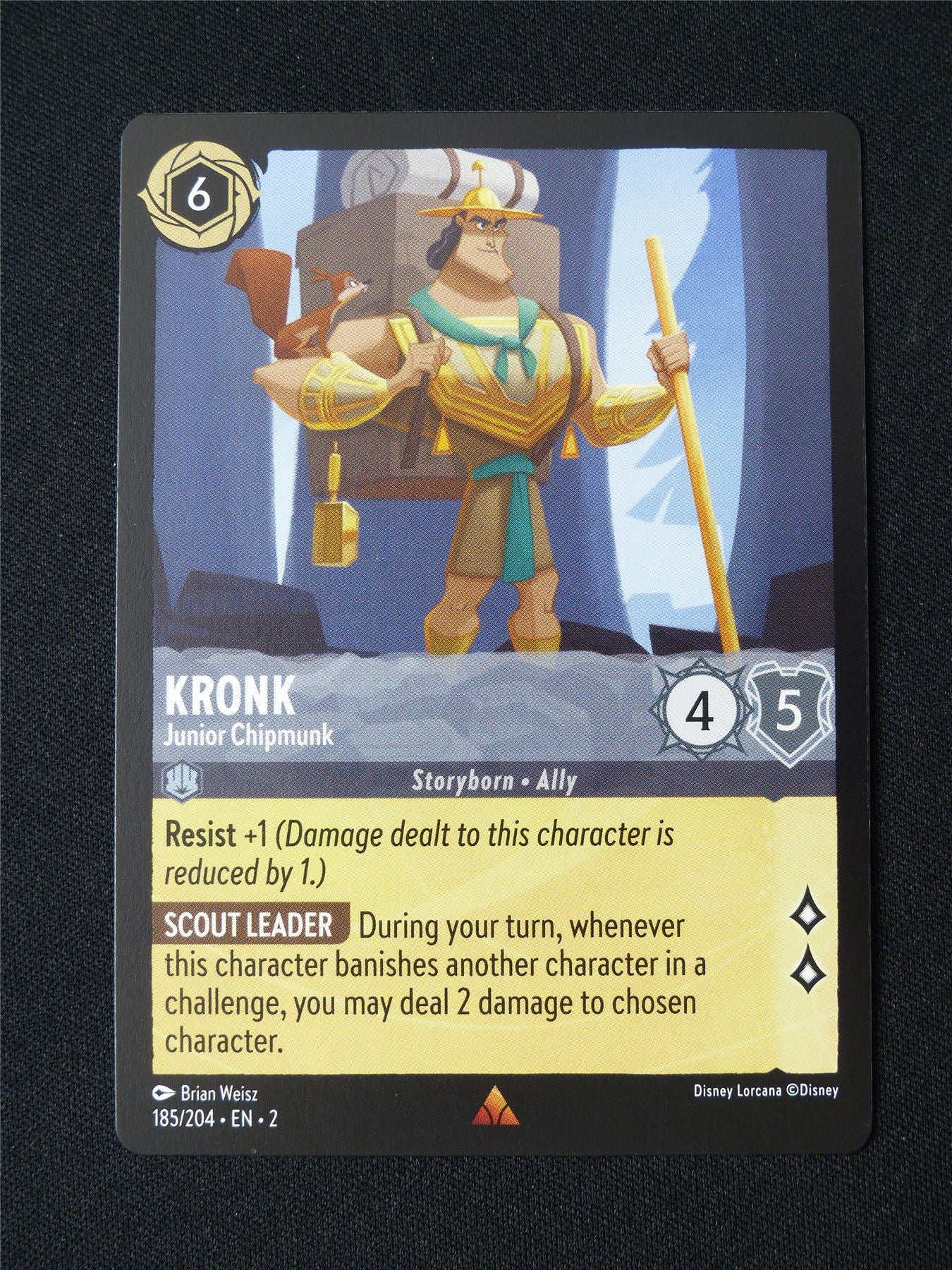 Kronk 185/204 - Lorcana Card #3DO Kronk 185/204 - Lorcana Card #3DO