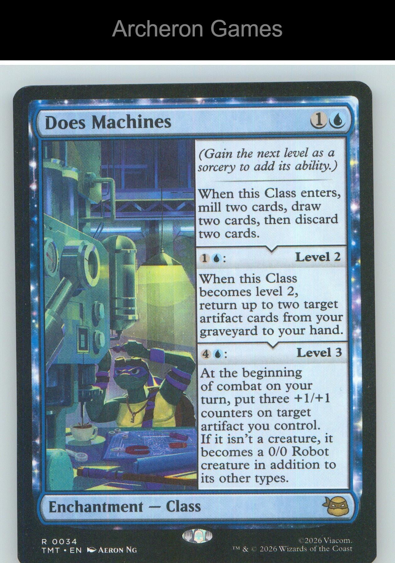 Does Machines TMT 0034 R MTG Card NM/EX+