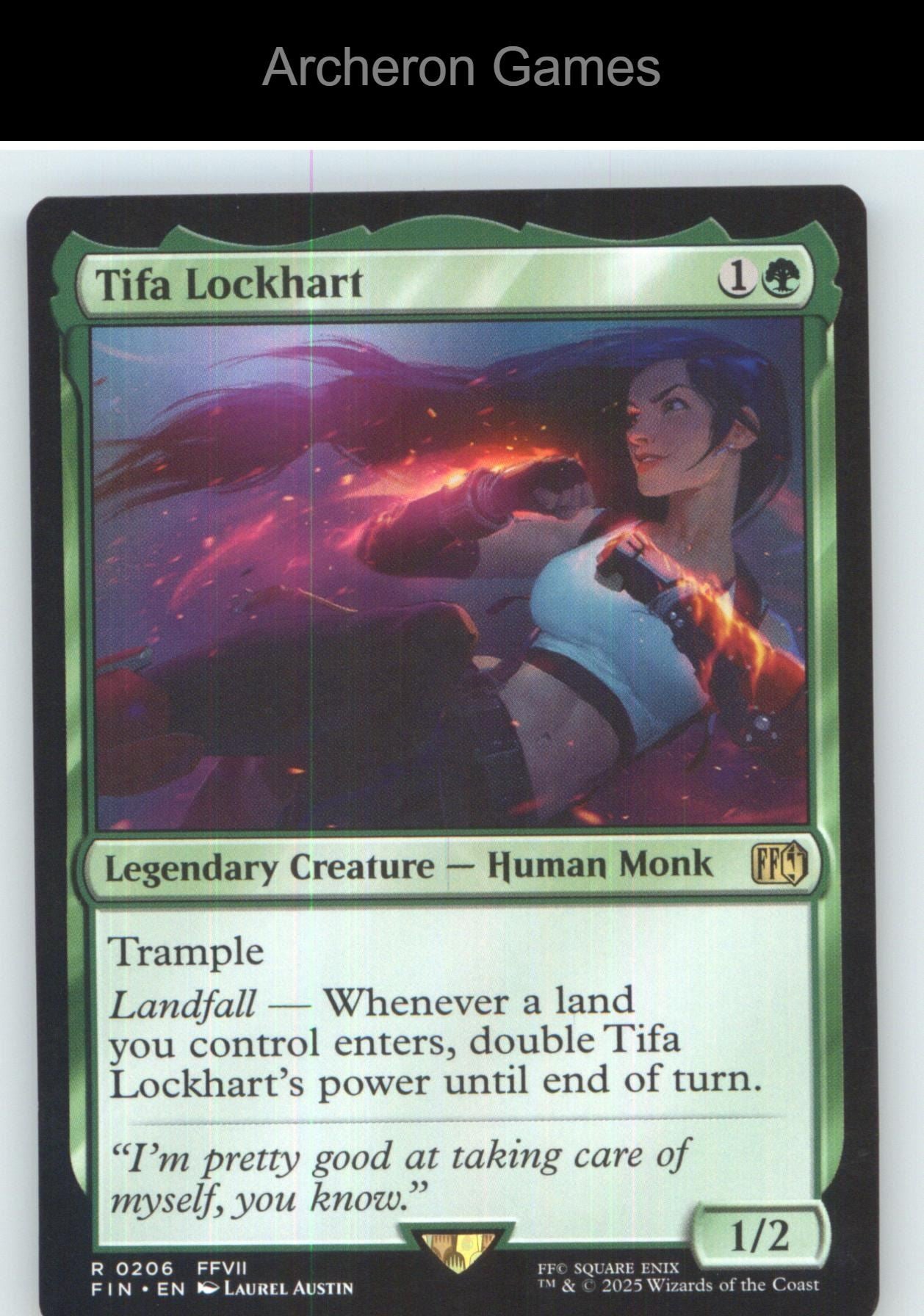 Tifa Lockhart FIN 206 R MTG Card NM/EX+