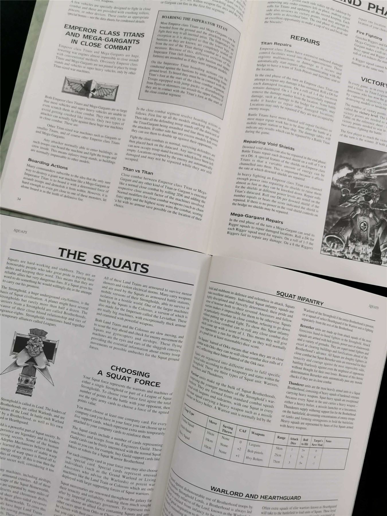 Titan Legions Rule Book & Codex Softback - Warhammer Epic #1HO