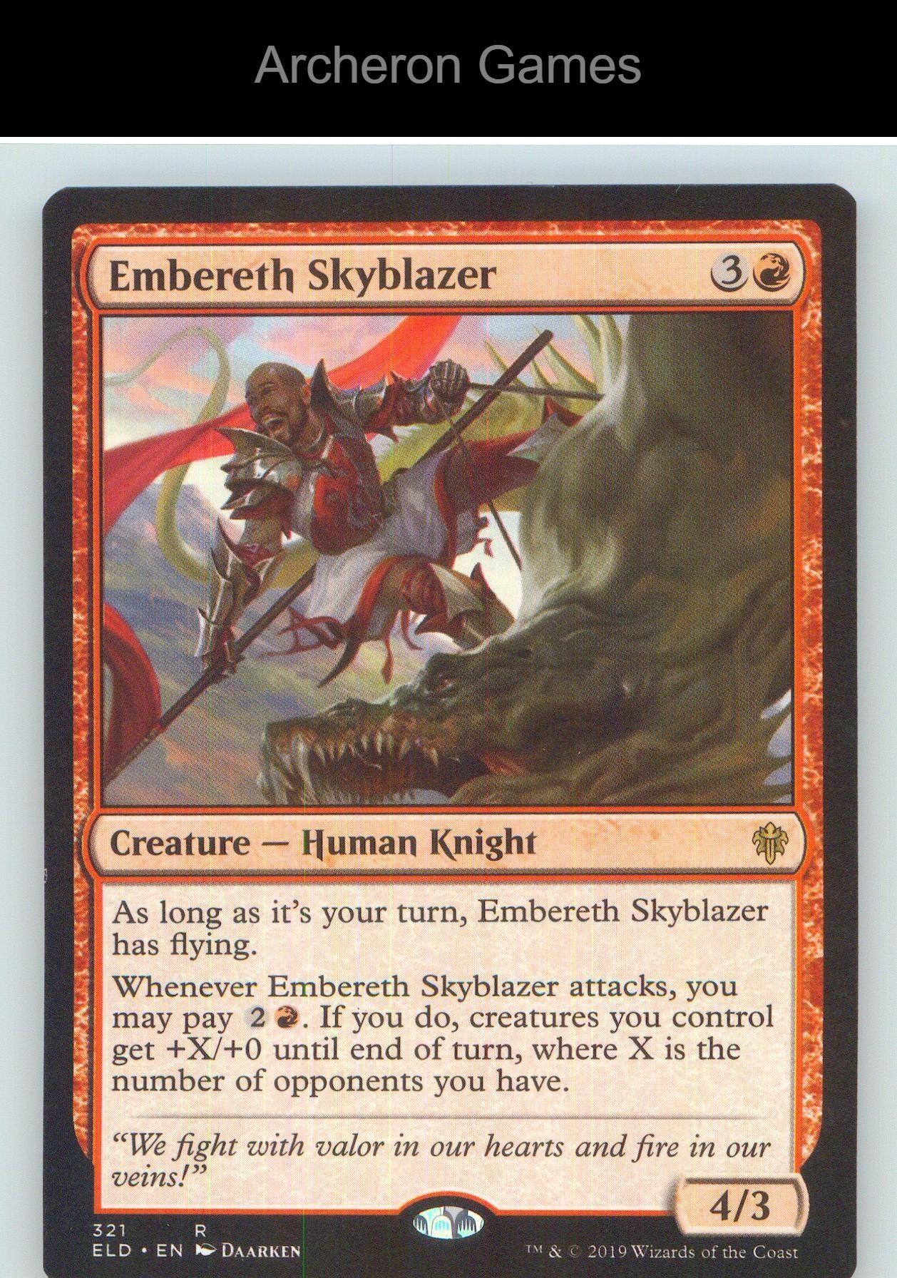 Embereth Skyblazer ELD 321 R MTG Card NM/EX+