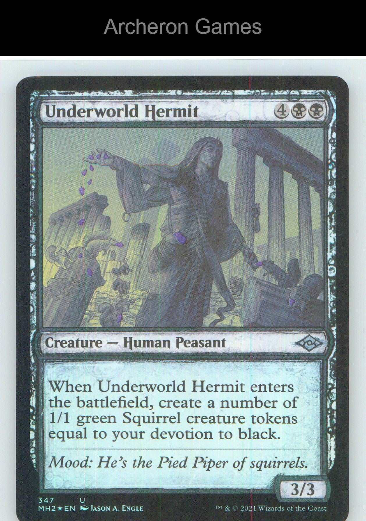 Underworld Hermit (Showcase) MH2 347 UC MTG Card NM/EX+ Foil
