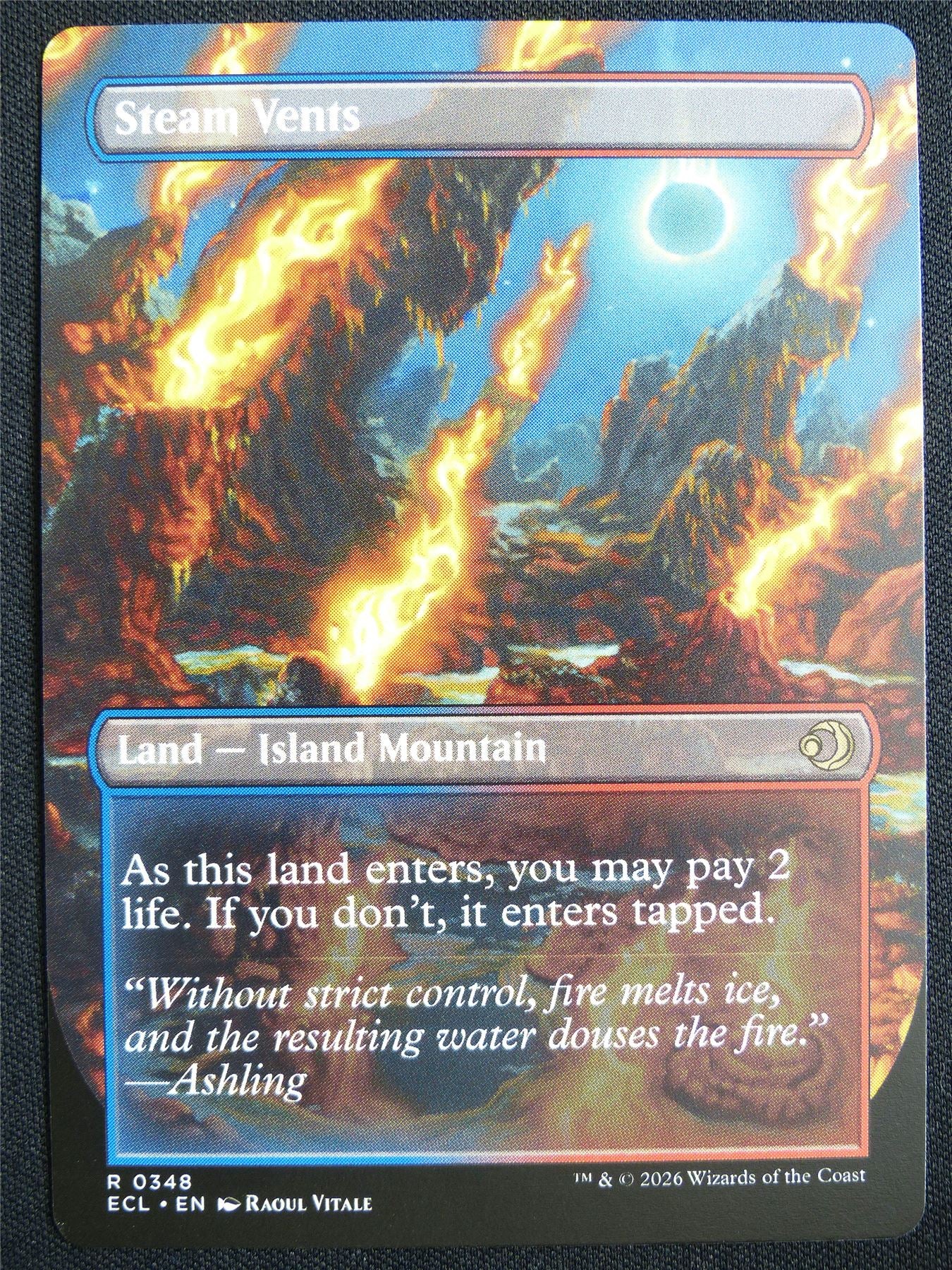 Steam Vents Borderless - ECL - Mtg Card #1YG