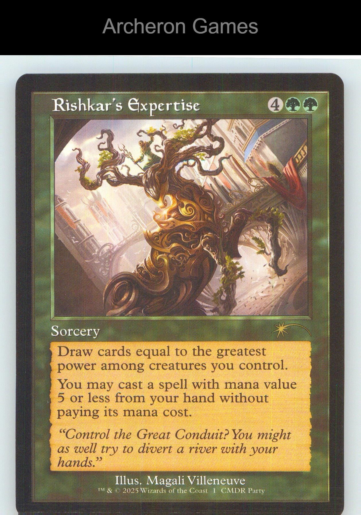 Rishkar's Expertise (Retro Frame) 1 P MTG Card NM/EX+