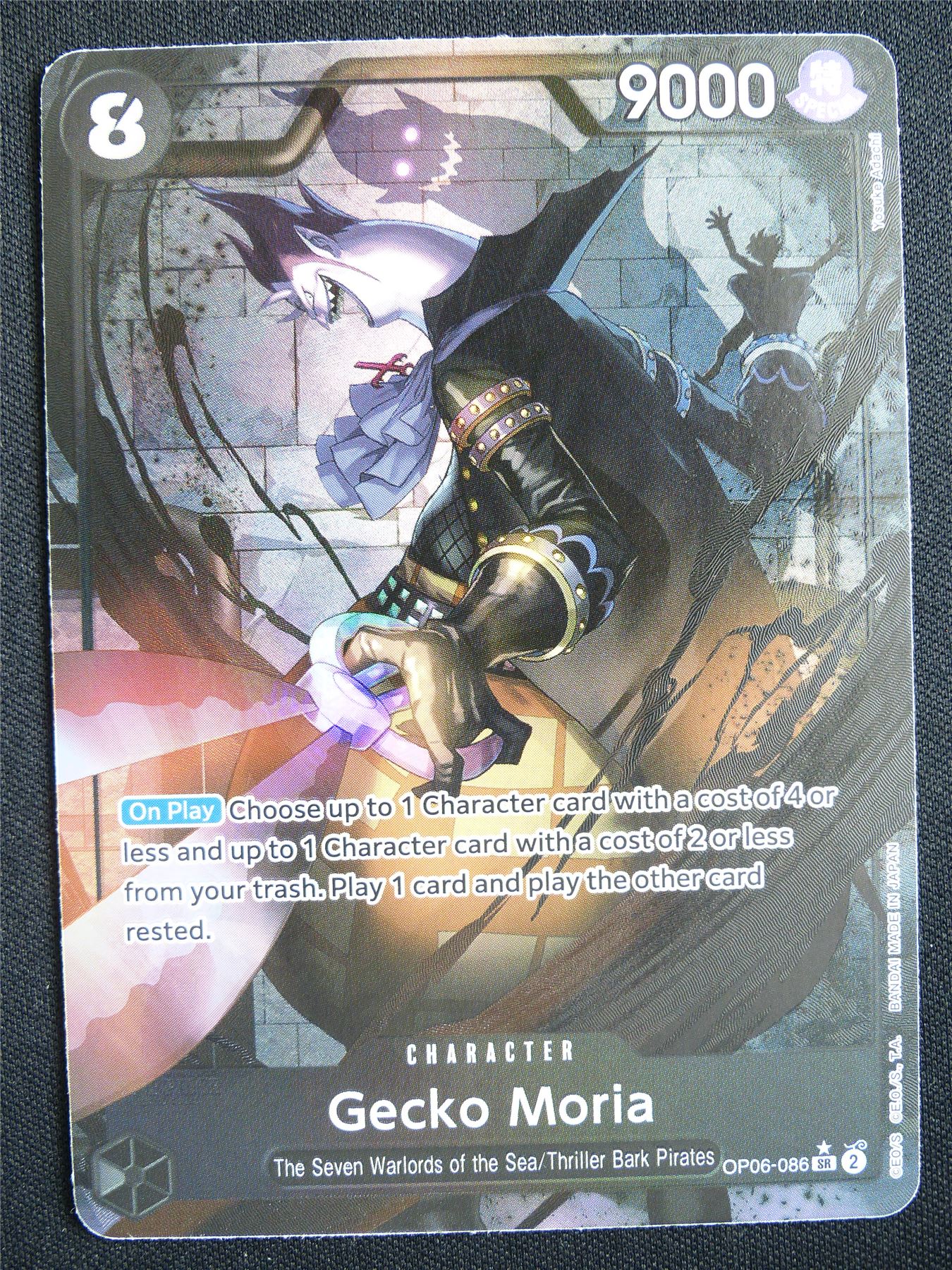 Gecko Moria OP06-086 SR Alt Art - One Piece Card #4N