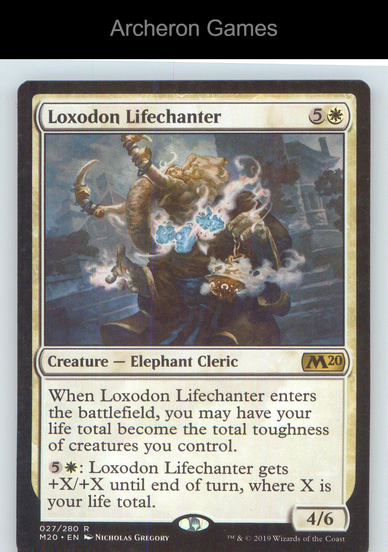 Loxodon Lifechanter M20 27 R MTG Card NM/EX+