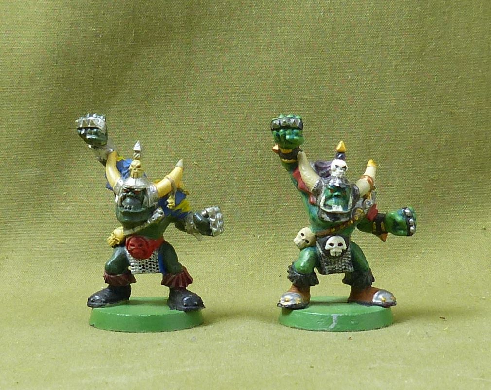 Classic Orc Player - Warhamer Blood Bowl #4X4