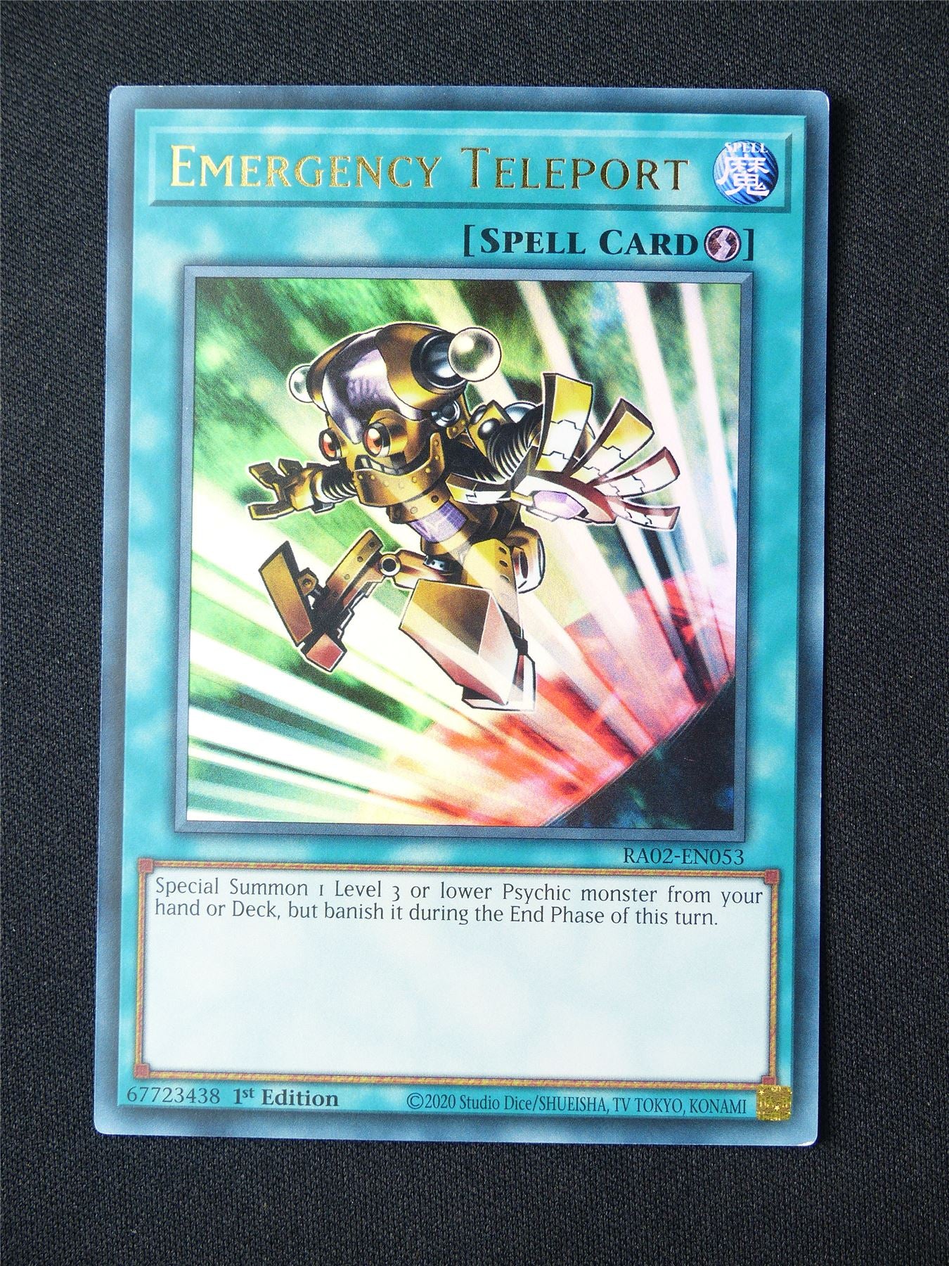 Emergancy Teleport RA02 Ultra Rare - 1st ed Yugioh Card #6HD