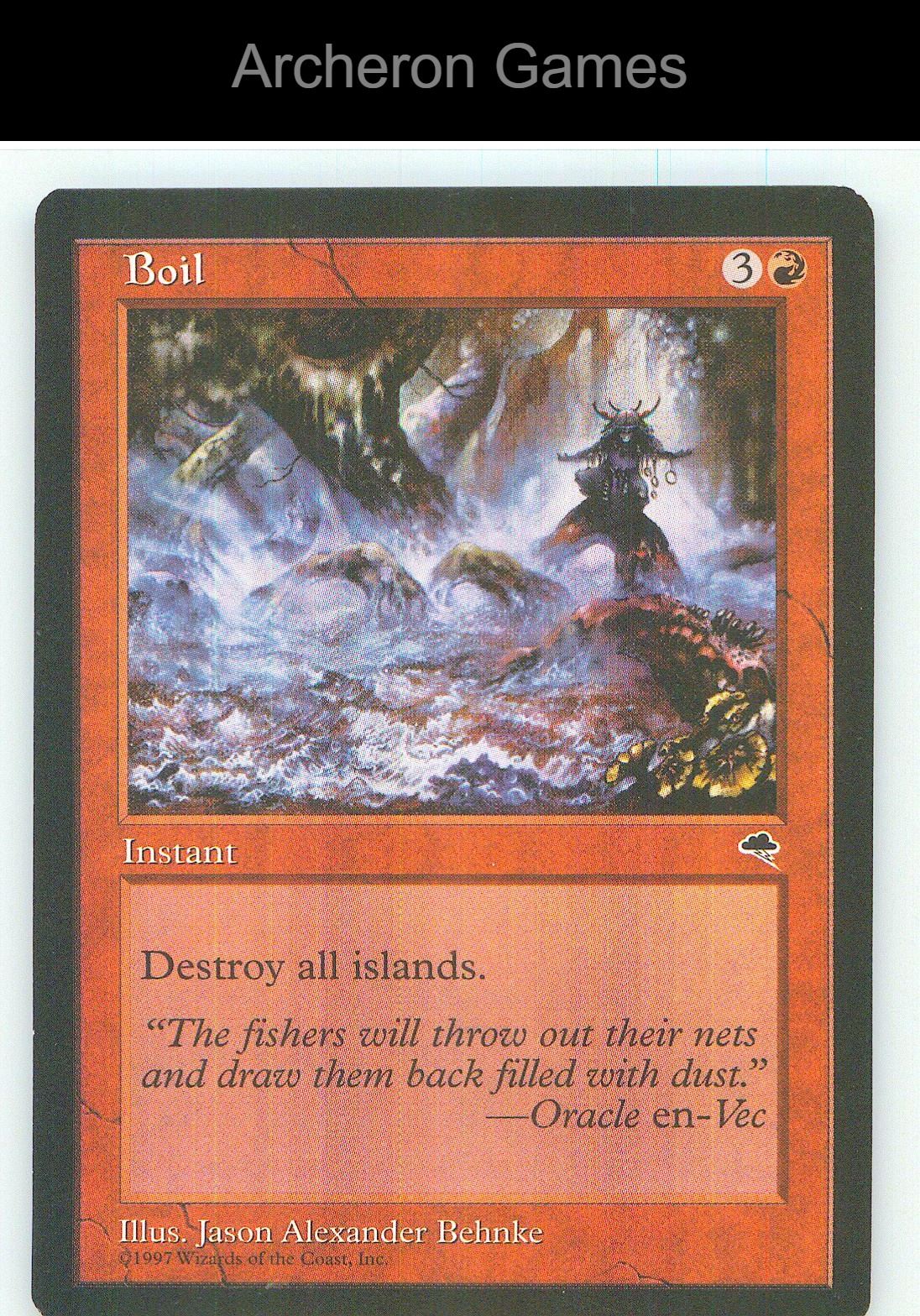 Boil 6ED 169 UC MTG Card NM/EX+