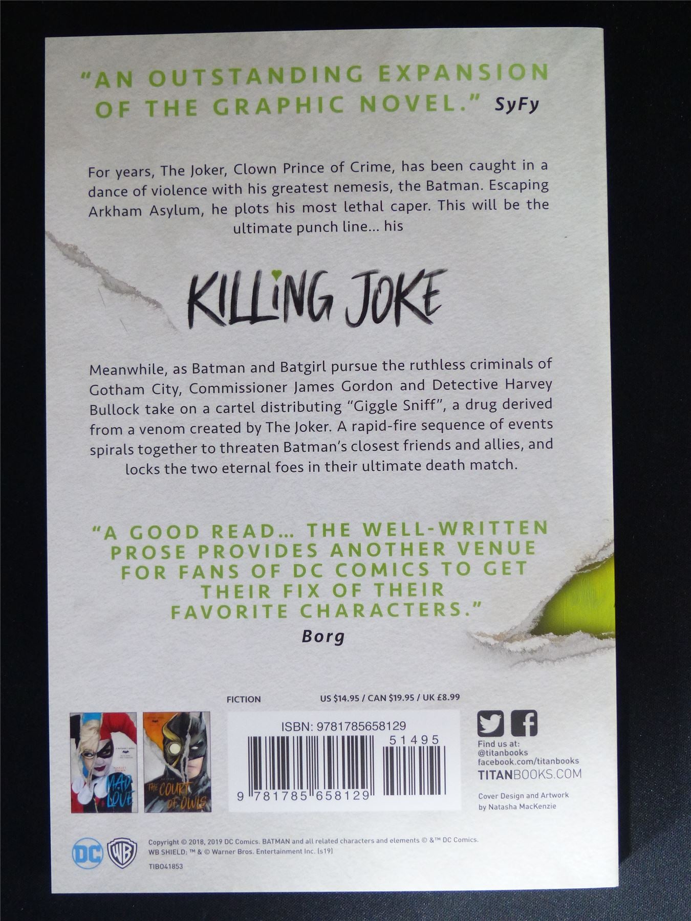 Batman The Killing Joke - DC Titan Novel Book Softback #8J