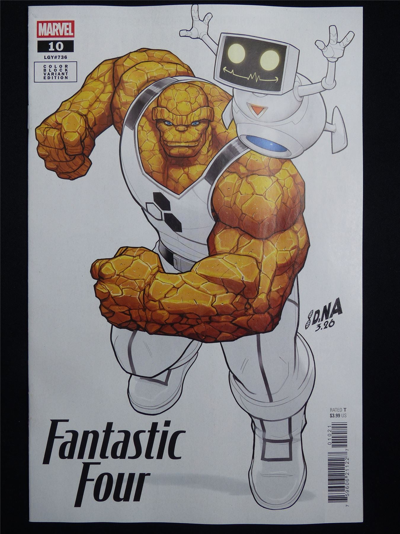 FANTASTIC Four #10 Cvr B Color Block Var - Jul 2026 Marvel Comic #2T