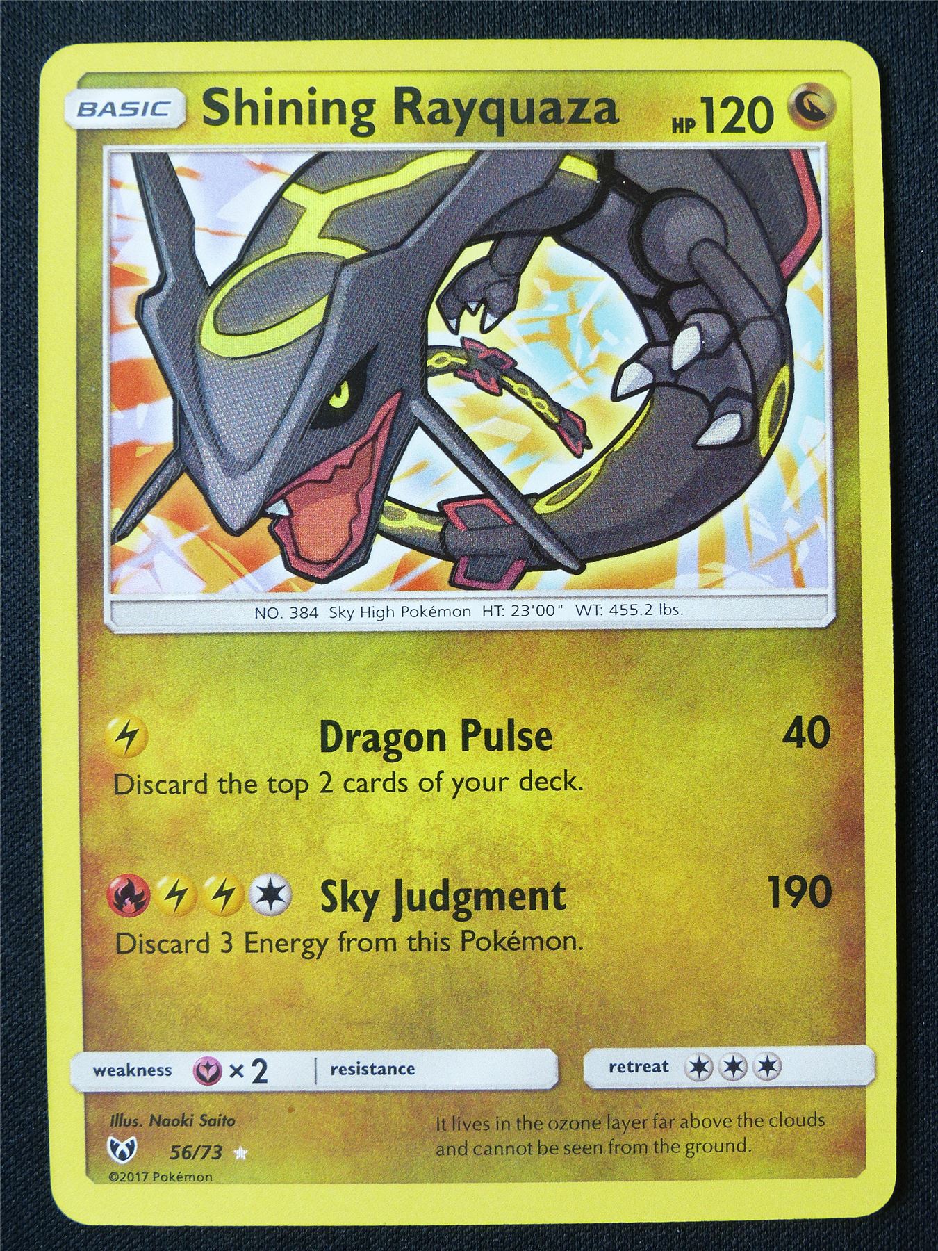 Pokemon Shining hotsell Rayquaza