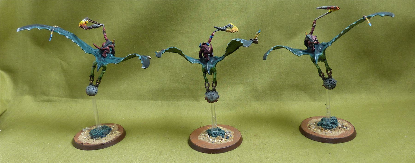 Terradon Riders painted - Seraphon - Warhammer AoS #2MC