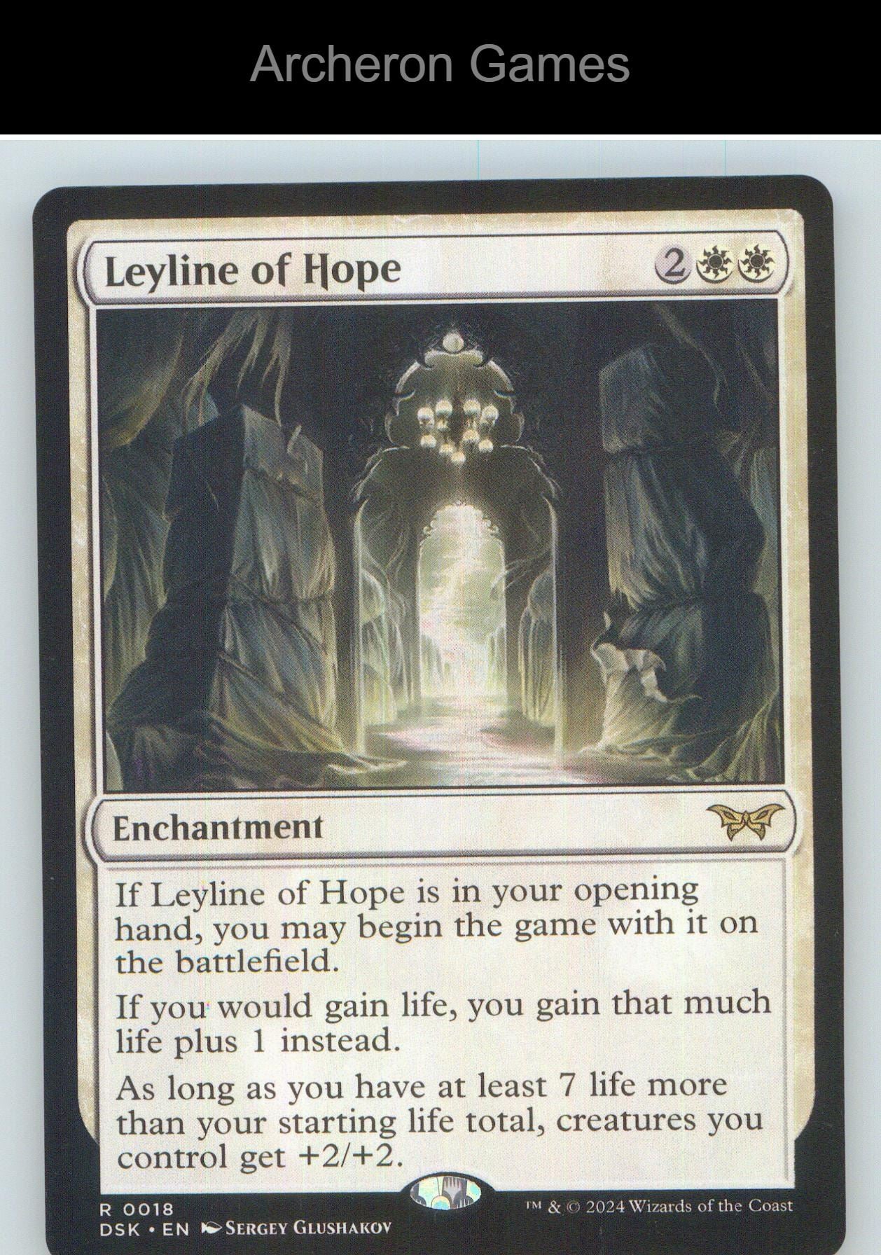Leyline of Hope DSK 18 R MTG Card NM/EX+