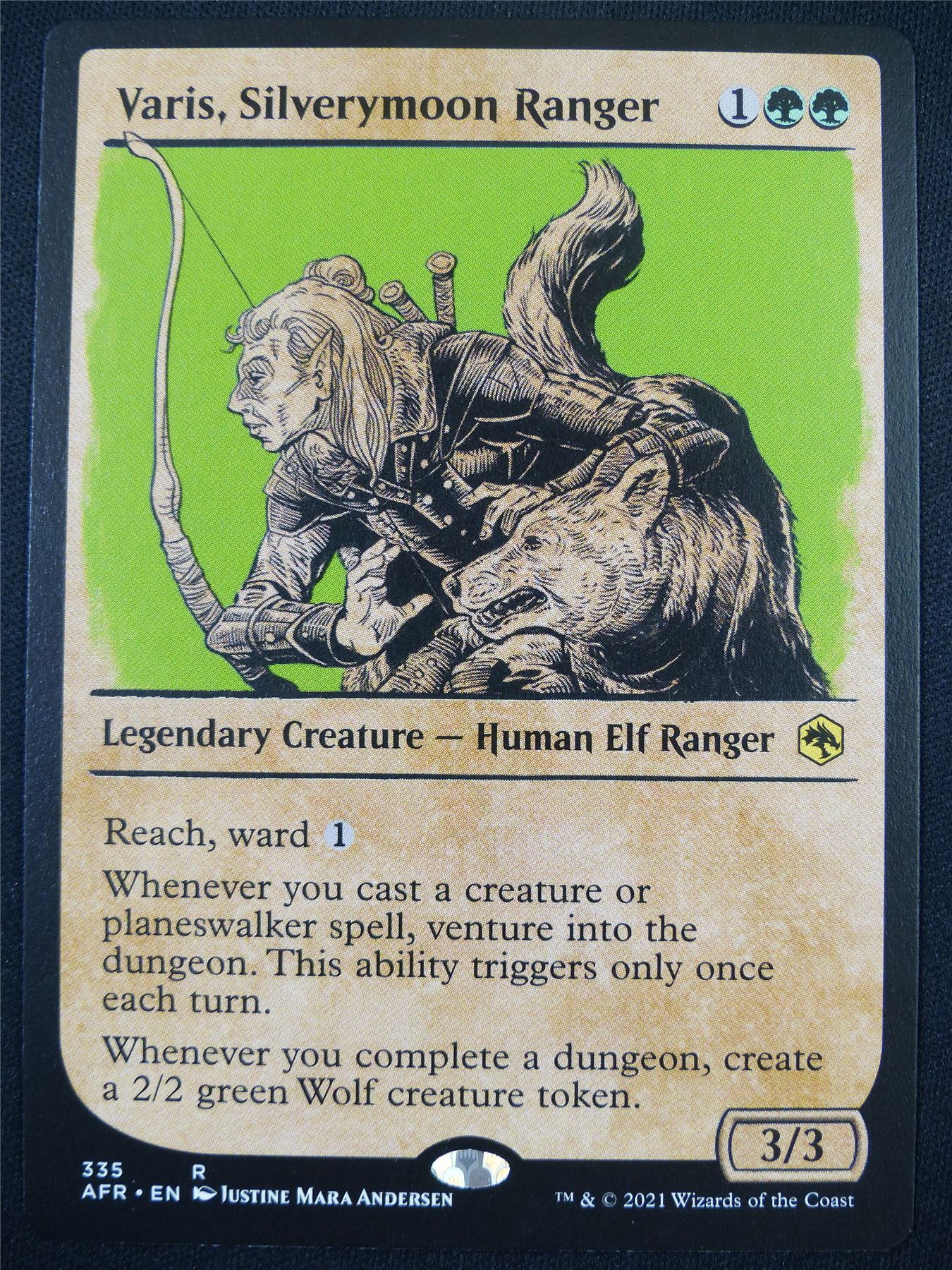 Varis Silverymoon Ranger Showcase - AFR - Mtg Card #5B7