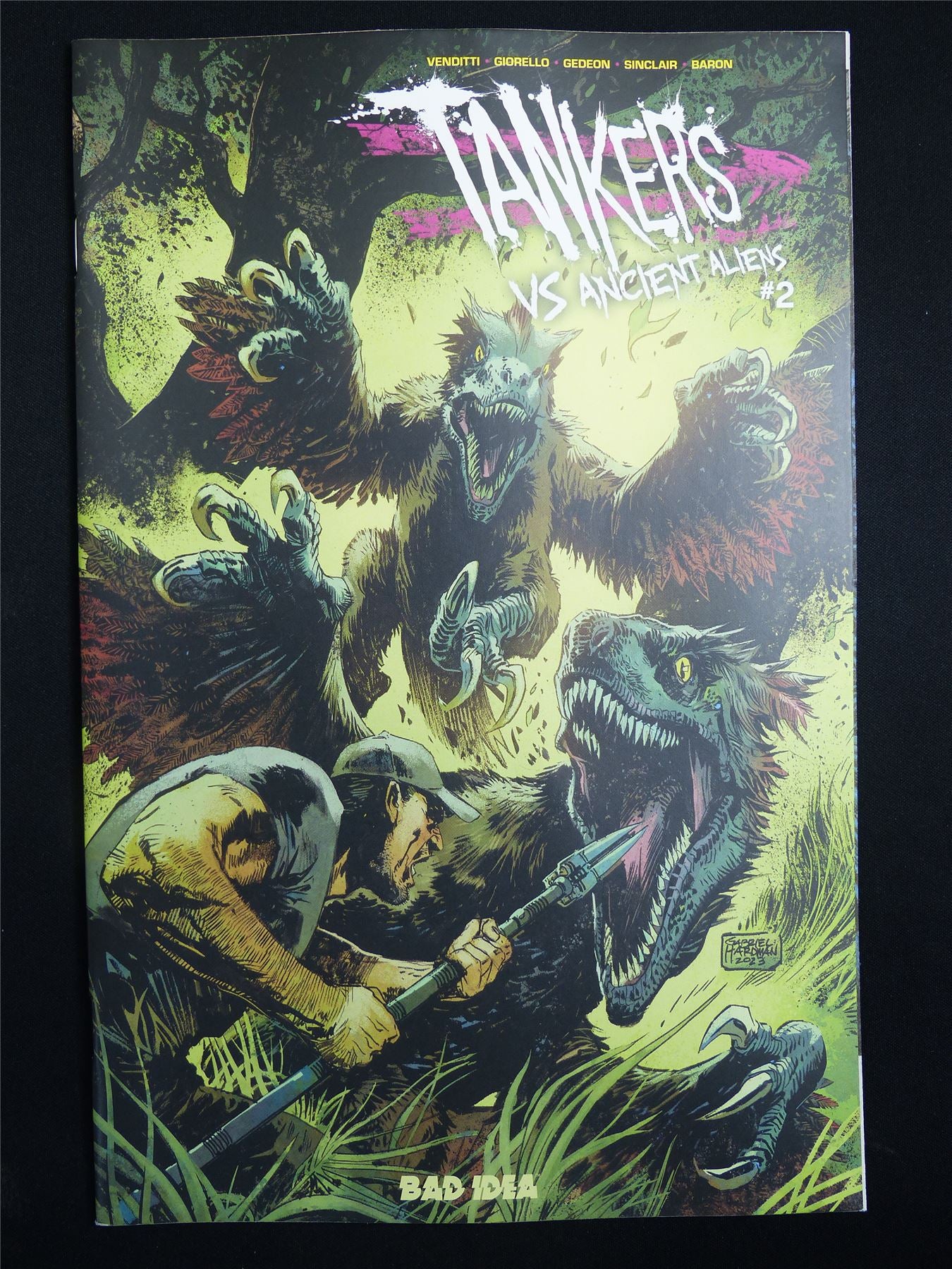 TANKERS vs Ancient Aliens #2 Cvr A - Jul 2026 Bad Idea Comic #2AO