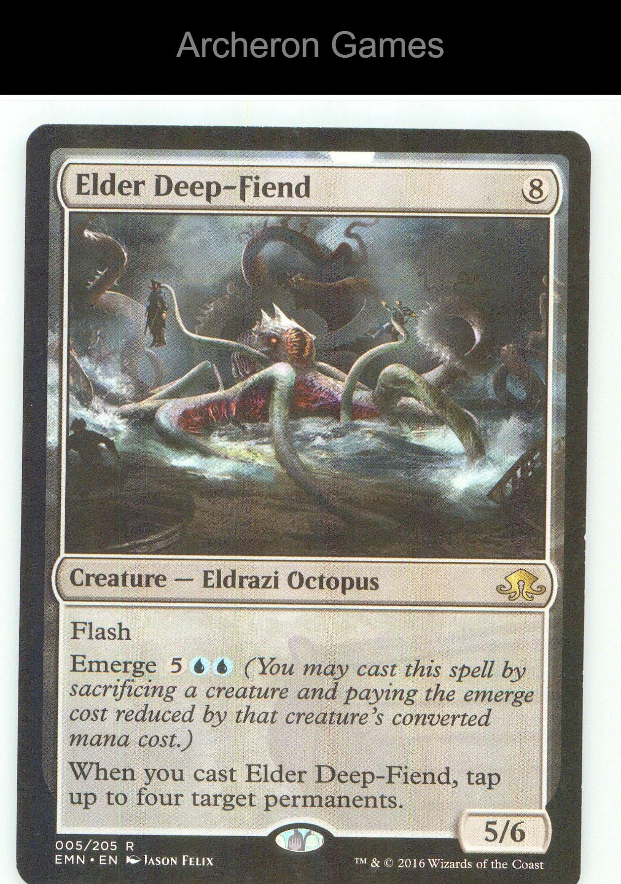 Elder Deep-Fiend EMN 5 R MTG Card NM/EX+