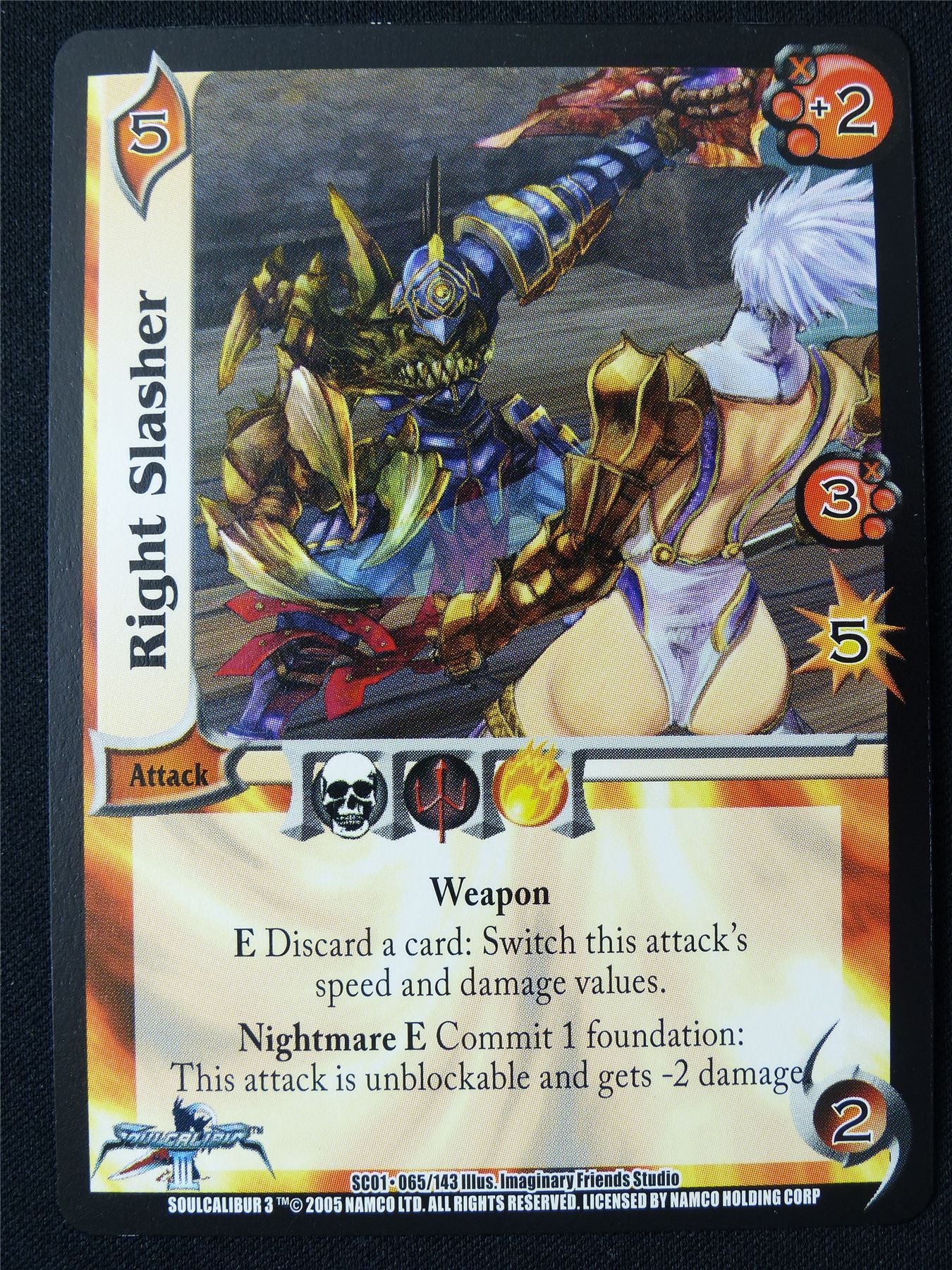 Right Slasher SC01 065/143 - UFS Card #2JN