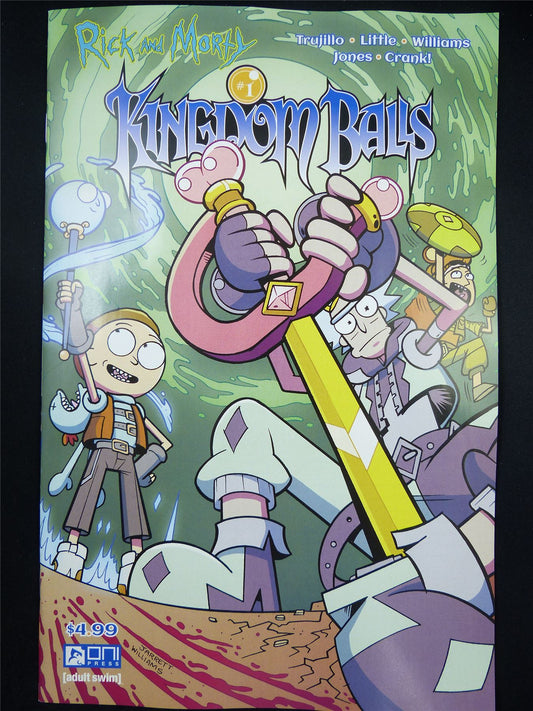 RICK and Morty: Kingdom Balls #1 - Apr 2024 Oni Press Comic #5VB
