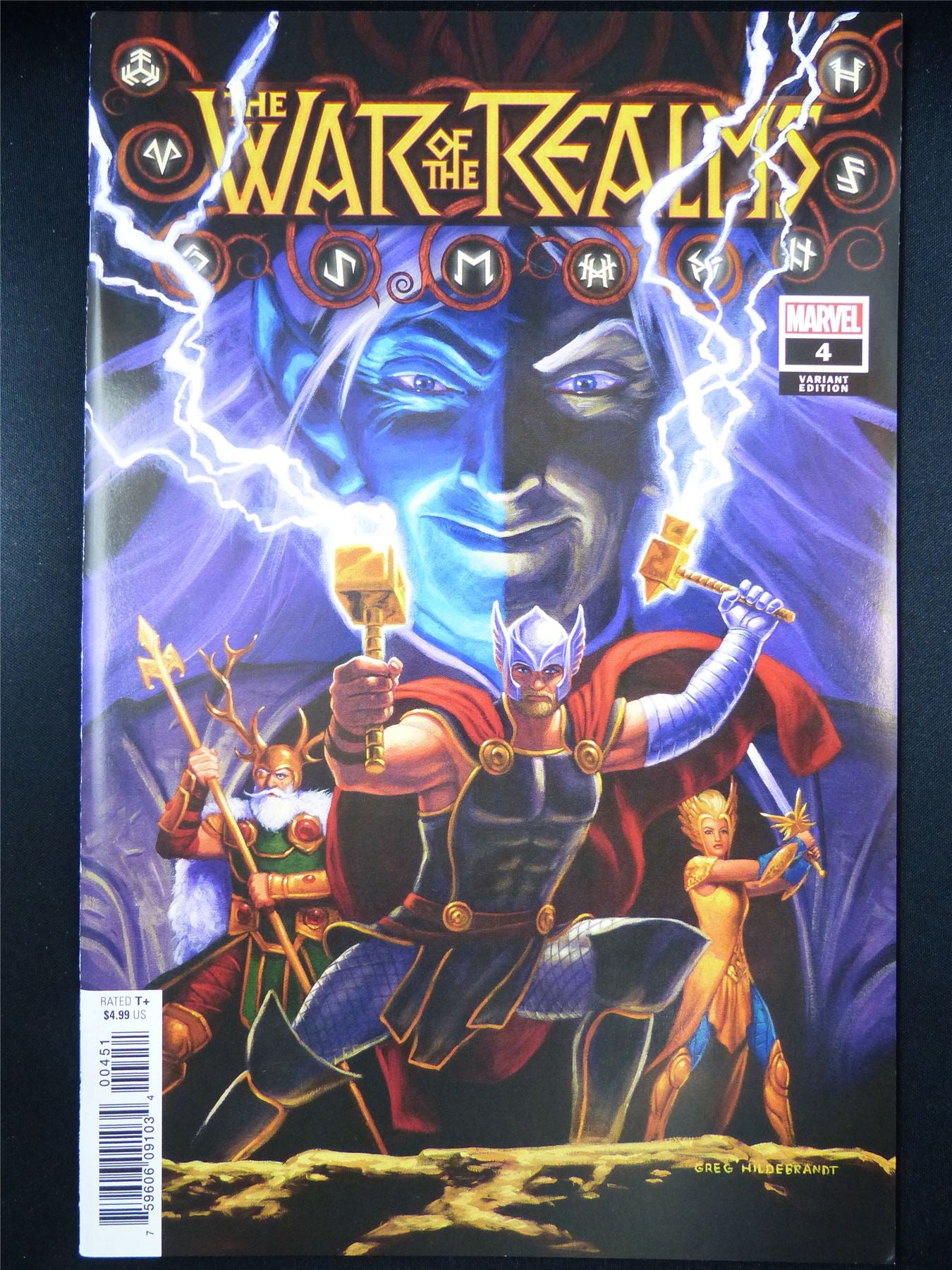 The WAR of the Realms #4 Hildebrandt Variant 1:50 - Marvel Comic #RH