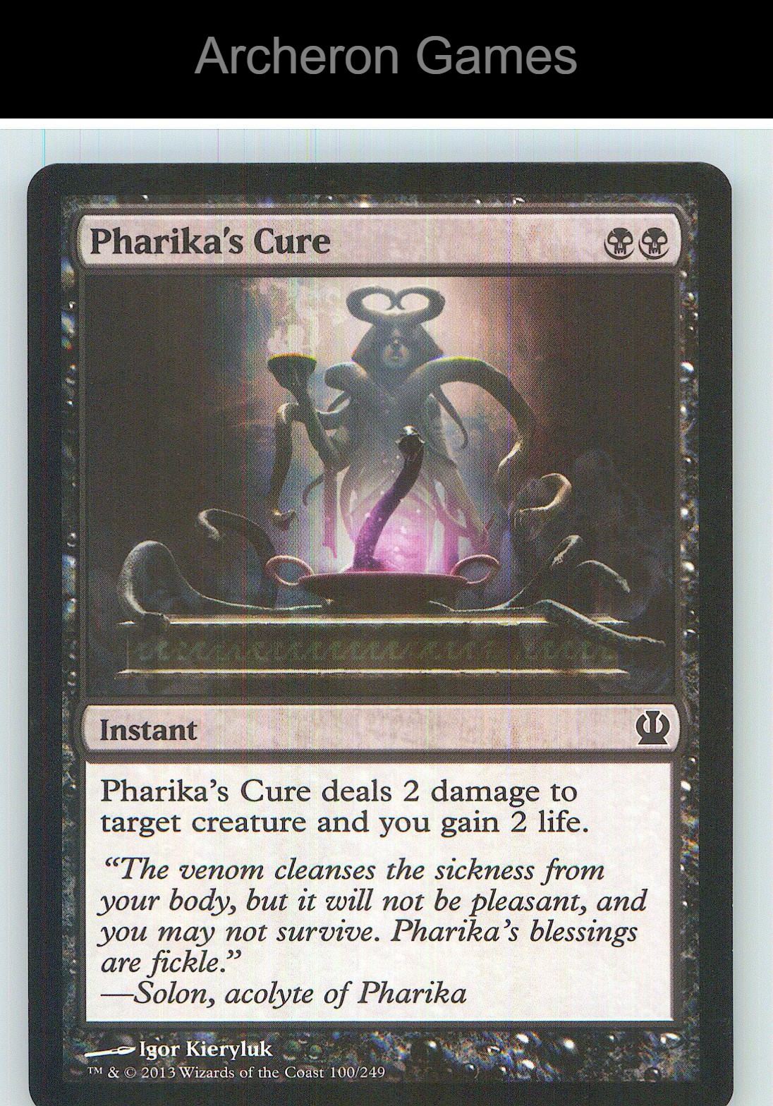 Pharika's Cure THS 100 C MTG Card NM/EX+