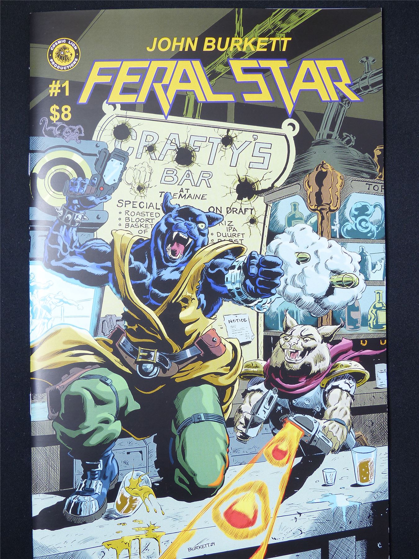 FERAL Star #1 - B&B Mar 2025 Cosmic Lion Comic #Q3