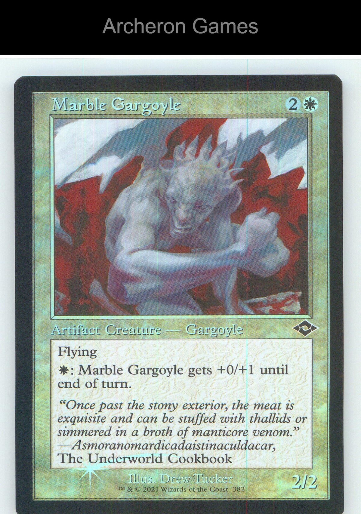 Marble Gargoyle (Retro Frame) MH2 382 C MTG Card NM/EX+ Foil