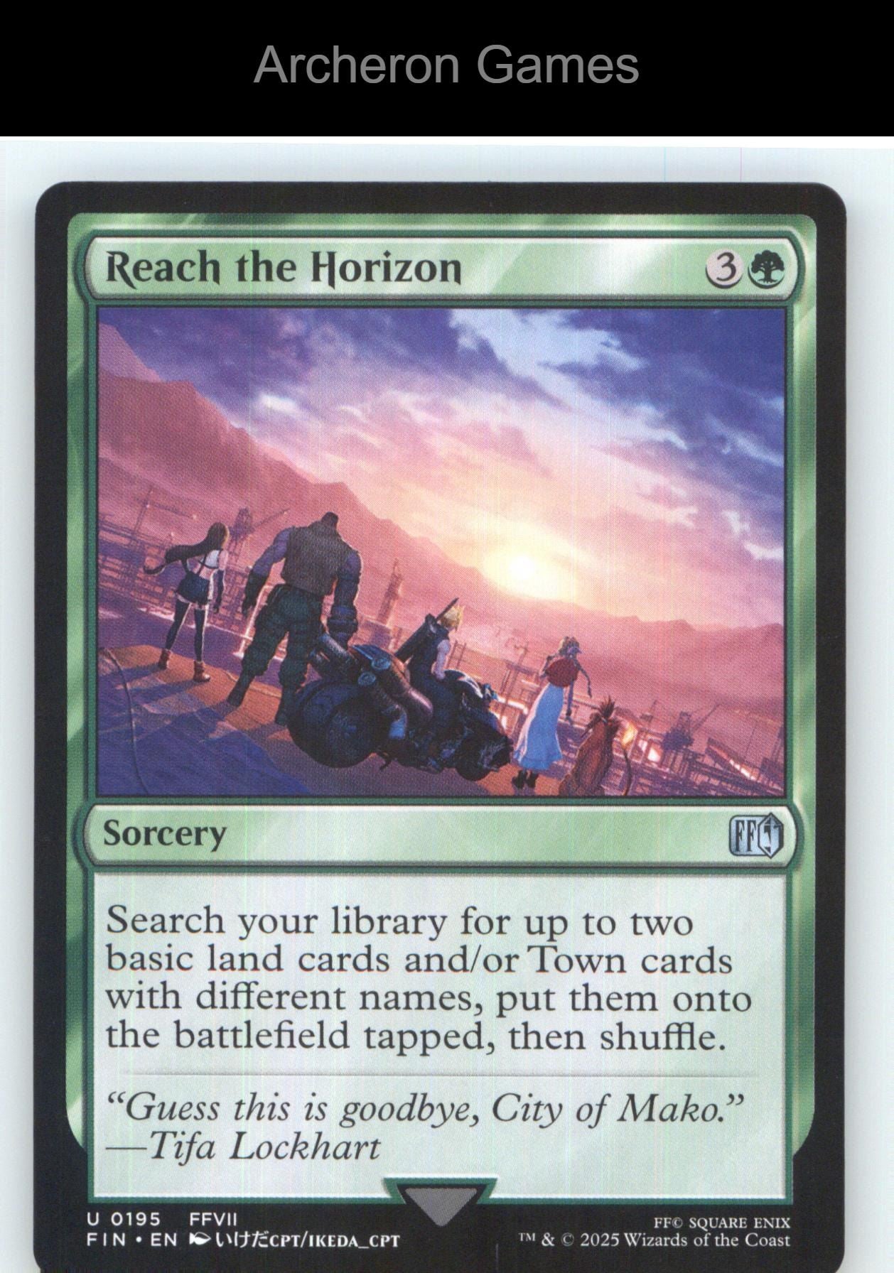 Reach the Horizon FIN 195 UC MTG Card NM/EX+