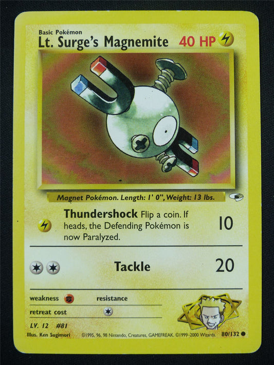 Lt. Surge's Magnemite 80/132 - Pokemon Card #5M5