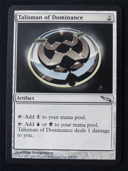 Talisman of Dominance - MRD - Mtg Card #8M